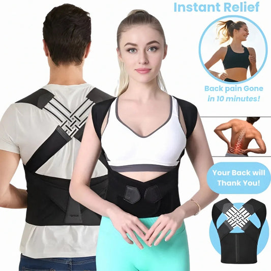Feroxa™ Adjustable Posture Corrector – Back, Neck & Shoulder Support