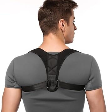 Adjustable Upper Back Brace for Posture for men and women